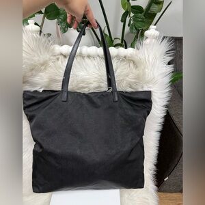 Authentic Gucci Black Monogram Tote
